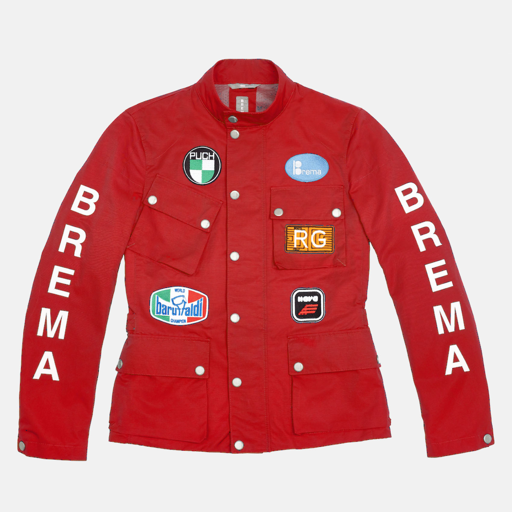 Silver Vase - Patch '70 Red
